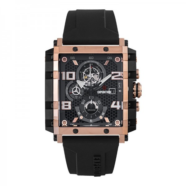 Expedition 6757 Rosegold Black Rubber MCRRGBA